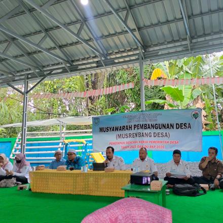 Musrembang Penetapan RKPDES Di Desa Bawahan Seberang